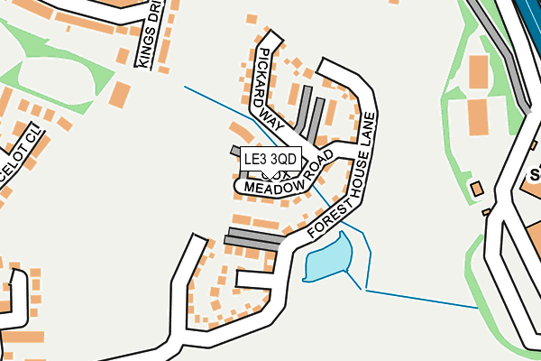 LE3 3QD map - OS OpenMap – Local (Ordnance Survey) LE3 3QD map - OS OpenMap – Local (Ordnance Survey)