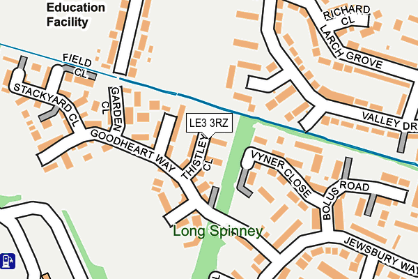 LE3 3RZ map - OS OpenMap – Local (Ordnance Survey) LE3 3RZ map - OS OpenMap – Local (Ordnance Survey)
