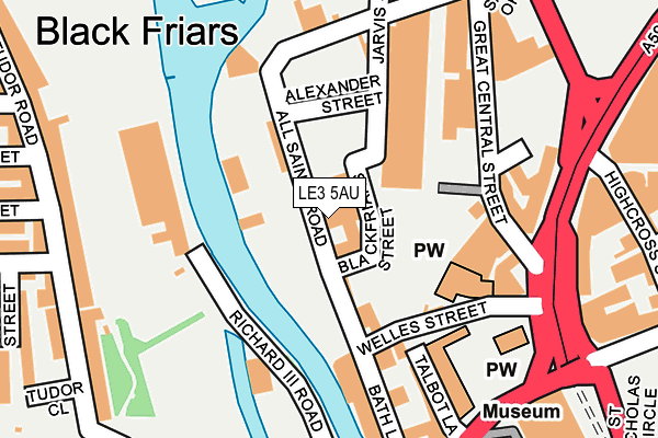 LE3 5AU map - OS OpenMap – Local (Ordnance Survey) LE3 5AU map - OS OpenMap – Local (Ordnance Survey)