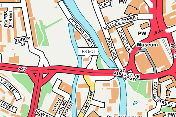 LE3 5QT map - OS OpenMap – Local (Ordnance Survey) LE3 5QT map - OS OpenMap – Local (Ordnance Survey)