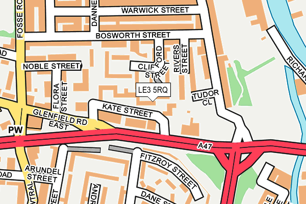 LE3 5RQ map - OS OpenMap – Local (Ordnance Survey) LE3 5RQ map - OS OpenMap – Local (Ordnance Survey)