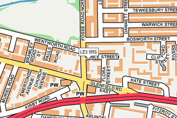 LE3 5RS map - OS OpenMap – Local (Ordnance Survey) LE3 5RS map - OS OpenMap – Local (Ordnance Survey)