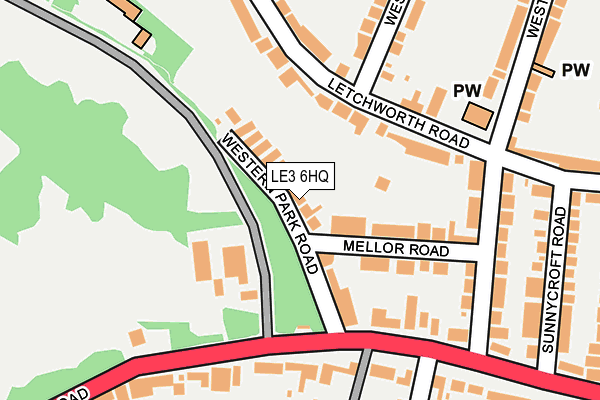 LE3 6HQ map - OS OpenMap – Local (Ordnance Survey) LE3 6HQ map - OS OpenMap – Local (Ordnance Survey)