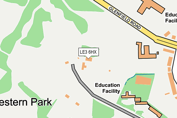 LE3 6HX map - OS OpenMap – Local (Ordnance Survey) LE3 6HX map - OS OpenMap – Local (Ordnance Survey)