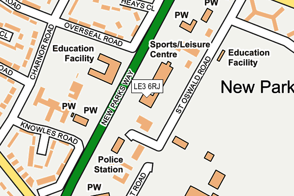 LE3 6RJ map - OS OpenMap – Local (Ordnance Survey) LE3 6RJ map - OS OpenMap – Local (Ordnance Survey)