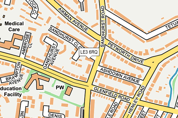 LE3 6RQ map - OS OpenMap – Local (Ordnance Survey) LE3 6RQ map - OS OpenMap – Local (Ordnance Survey)