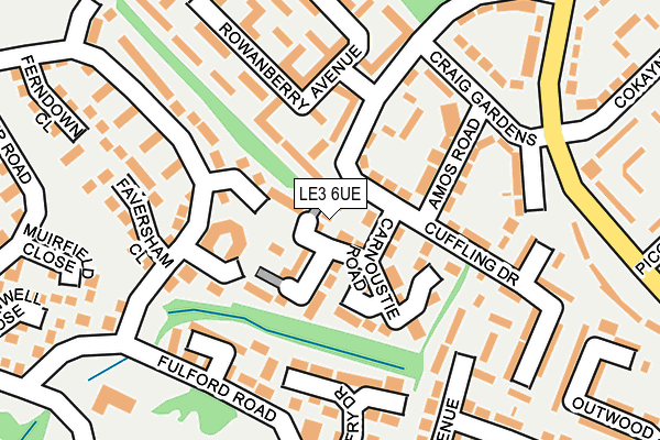LE3 6UE map - OS OpenMap – Local (Ordnance Survey) LE3 6UE map - OS OpenMap – Local (Ordnance Survey)