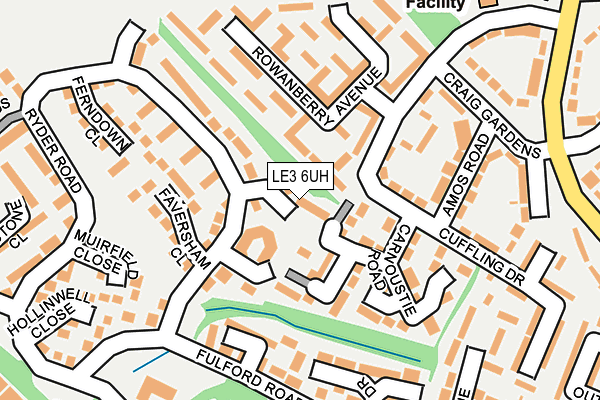 LE3 6UH map - OS OpenMap – Local (Ordnance Survey) LE3 6UH map - OS OpenMap – Local (Ordnance Survey)