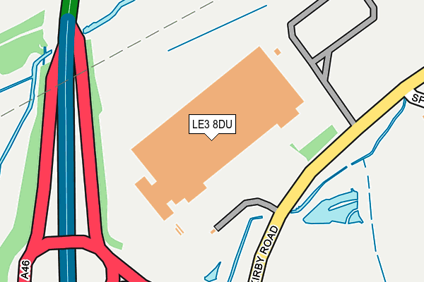 LE3 8DU map - OS OpenMap – Local (Ordnance Survey) LE3 8DU map - OS OpenMap – Local (Ordnance Survey)