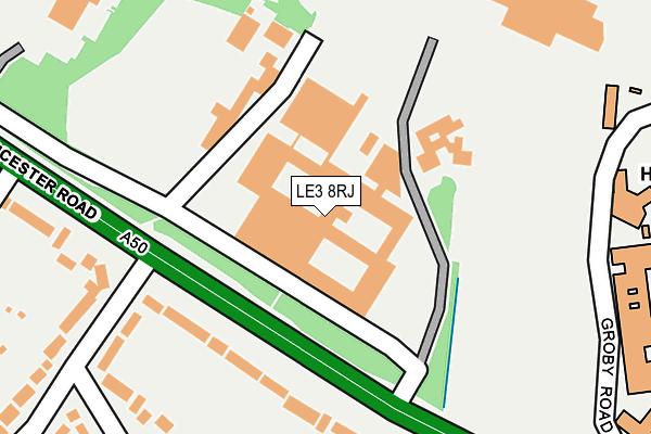 LE3 8RJ map - OS OpenMap – Local (Ordnance Survey) LE3 8RJ map - OS OpenMap – Local (Ordnance Survey)