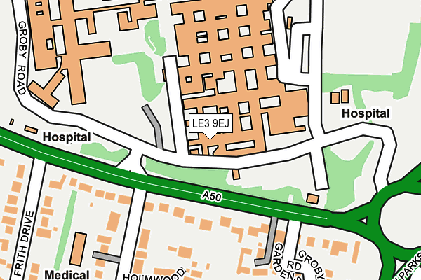 LE3 9EJ map - OS OpenMap – Local (Ordnance Survey) LE3 9EJ map - OS OpenMap – Local (Ordnance Survey)