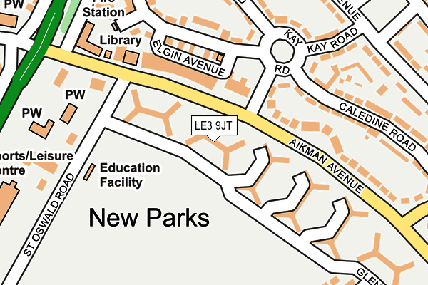 LE3 9JT map - OS OpenMap – Local (Ordnance Survey) LE3 9JT map - OS OpenMap – Local (Ordnance Survey)