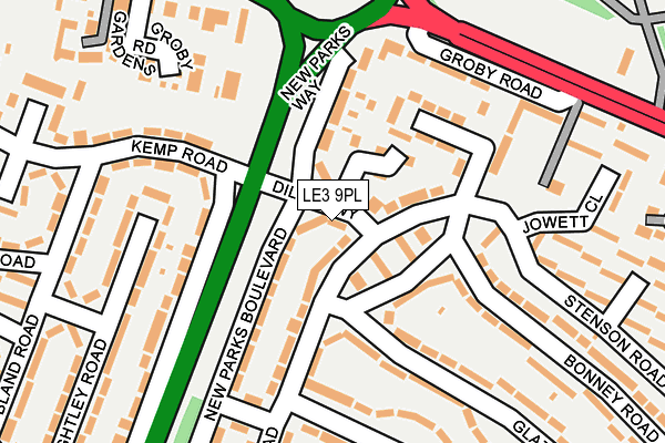 LE3 9PL map - OS OpenMap – Local (Ordnance Survey) LE3 9PL map - OS OpenMap – Local (Ordnance Survey)
