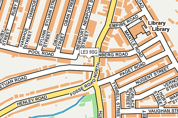 LE3 9SG map - OS OpenMap – Local (Ordnance Survey) LE3 9SG map - OS OpenMap – Local (Ordnance Survey)