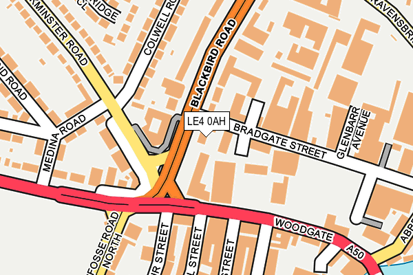LE4 0AH map - OS OpenMap – Local (Ordnance Survey) LE4 0AH map - OS OpenMap – Local (Ordnance Survey)