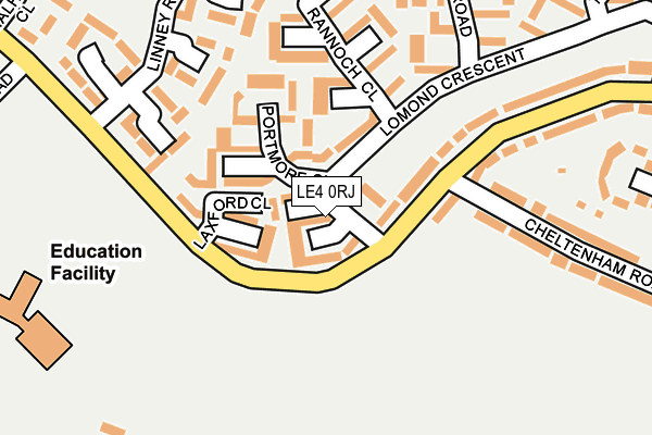 LE4 0RJ map - OS OpenMap – Local (Ordnance Survey) LE4 0RJ map - OS OpenMap – Local (Ordnance Survey)