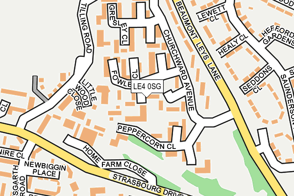 LE4 0SG map - OS OpenMap – Local (Ordnance Survey) LE4 0SG map - OS OpenMap – Local (Ordnance Survey)