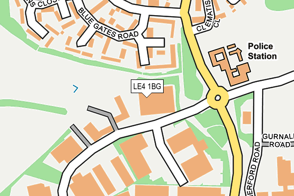 LE4 1BG map - OS OpenMap – Local (Ordnance Survey) LE4 1BG map - OS OpenMap – Local (Ordnance Survey)