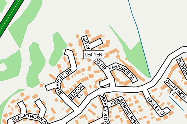 LE4 1EN map - OS OpenMap – Local (Ordnance Survey) LE4 1EN map - OS OpenMap – Local (Ordnance Survey)