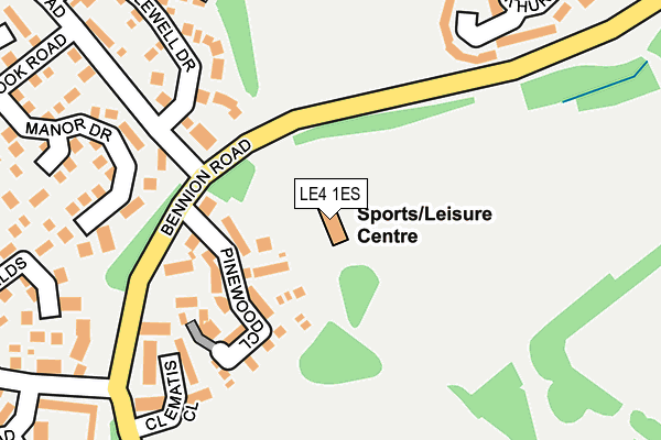 LE4 1ES map - OS OpenMap – Local (Ordnance Survey) LE4 1ES map - OS OpenMap – Local (Ordnance Survey)