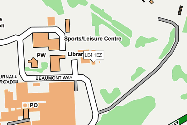 LE4 1EZ map - OS OpenMap – Local (Ordnance Survey) LE4 1EZ map - OS OpenMap – Local (Ordnance Survey)