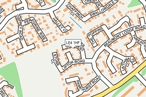 LE4 1HF map - OS OpenMap – Local (Ordnance Survey) LE4 1HF map - OS OpenMap – Local (Ordnance Survey)