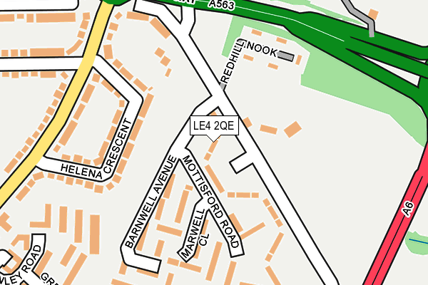 LE4 2QE map - OS OpenMap – Local (Ordnance Survey) LE4 2QE map - OS OpenMap – Local (Ordnance Survey)