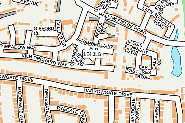 LE4 3LG map - OS OpenMap – Local (Ordnance Survey) LE4 3LG map - OS OpenMap – Local (Ordnance Survey)