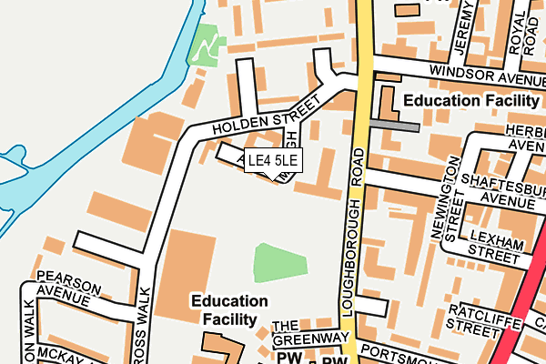 LE4 5LE map - OS OpenMap – Local (Ordnance Survey) LE4 5LE map - OS OpenMap – Local (Ordnance Survey)