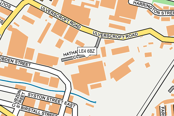 LE4 6BZ map - OS OpenMap – Local (Ordnance Survey) LE4 6BZ map - OS OpenMap – Local (Ordnance Survey)