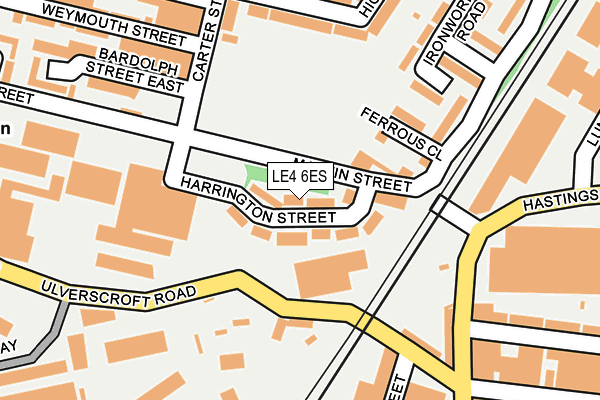 LE4 6ES map - OS OpenMap – Local (Ordnance Survey) LE4 6ES map - OS OpenMap – Local (Ordnance Survey)