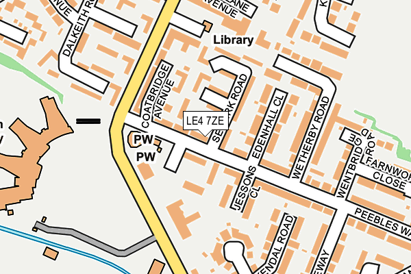 LE4 7ZE map - OS OpenMap – Local (Ordnance Survey) LE4 7ZE map - OS OpenMap – Local (Ordnance Survey)