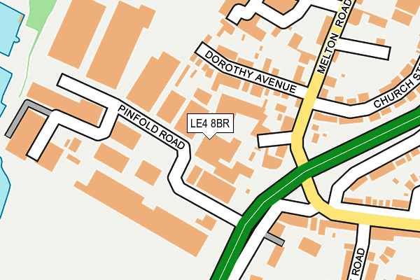 LE4 8BR map - OS OpenMap – Local (Ordnance Survey) LE4 8BR map - OS OpenMap – Local (Ordnance Survey)