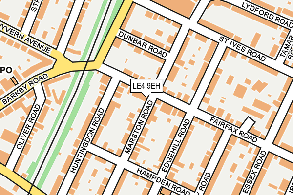 LE4 9EH map - OS OpenMap – Local (Ordnance Survey) LE4 9EH map - OS OpenMap – Local (Ordnance Survey)