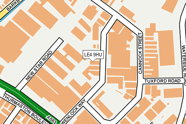 LE4 9HU map - OS OpenMap – Local (Ordnance Survey) LE4 9HU map - OS OpenMap – Local (Ordnance Survey)