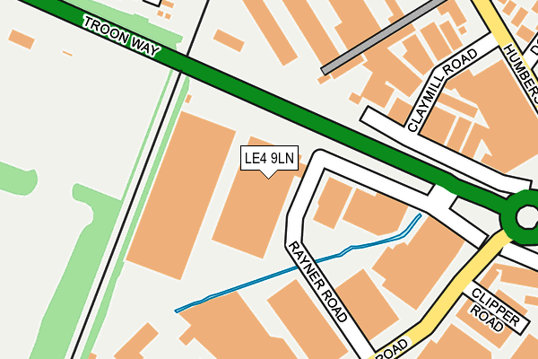 LE4 9LN map - OS OpenMap – Local (Ordnance Survey) LE4 9LN map - OS OpenMap – Local (Ordnance Survey)