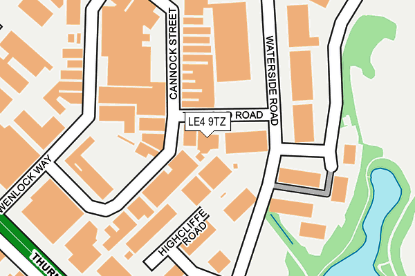LE4 9TZ map - OS OpenMap – Local (Ordnance Survey) LE4 9TZ map - OS OpenMap – Local (Ordnance Survey)