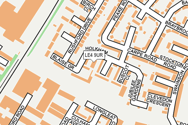 LE4 9UR map - OS OpenMap – Local (Ordnance Survey) LE4 9UR map - OS OpenMap – Local (Ordnance Survey)