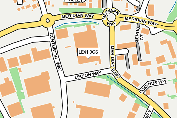 LE41 9GS map - OS OpenMap – Local (Ordnance Survey) LE41 9GS map - OS OpenMap – Local (Ordnance Survey)