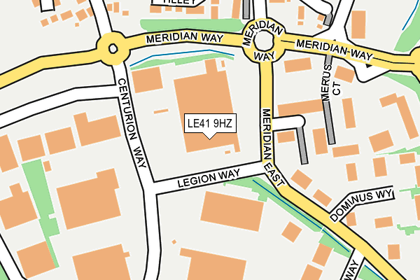 LE41 9HZ map - OS OpenMap – Local (Ordnance Survey) LE41 9HZ map - OS OpenMap – Local (Ordnance Survey)