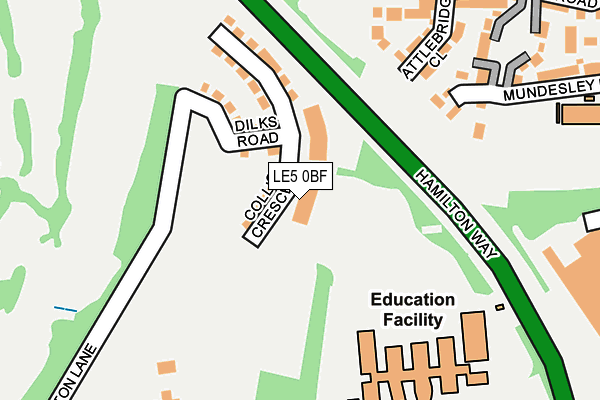 LE5 0BF map - OS OpenMap – Local (Ordnance Survey) LE5 0BF map - OS OpenMap – Local (Ordnance Survey)