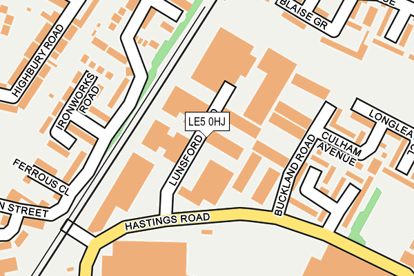 LE5 0HJ map - OS OpenMap – Local (Ordnance Survey) LE5 0HJ map - OS OpenMap – Local (Ordnance Survey)