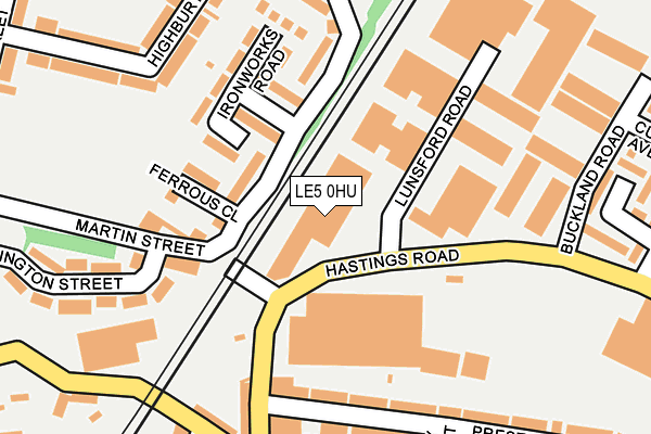 LE5 0HU map - OS OpenMap – Local (Ordnance Survey) LE5 0HU map - OS OpenMap – Local (Ordnance Survey)