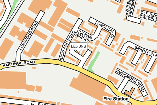 LE5 0NS map - OS OpenMap – Local (Ordnance Survey) LE5 0NS map - OS OpenMap – Local (Ordnance Survey)