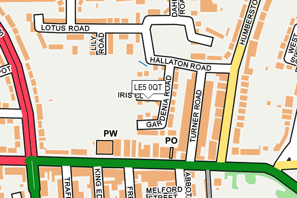 LE5 0QT map - OS OpenMap – Local (Ordnance Survey) LE5 0QT map - OS OpenMap – Local (Ordnance Survey)