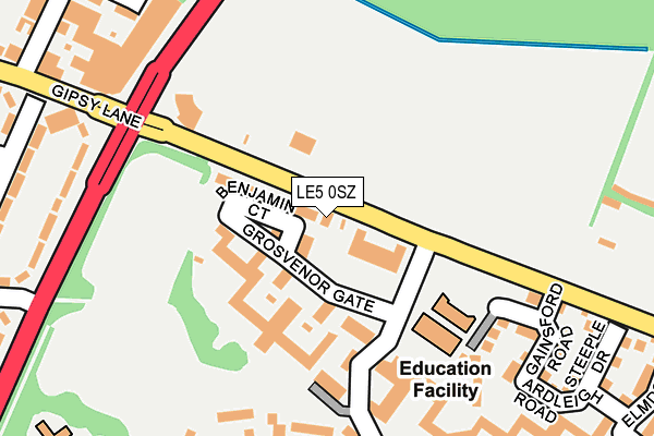 LE5 0SZ map - OS OpenMap – Local (Ordnance Survey) LE5 0SZ map - OS OpenMap – Local (Ordnance Survey)