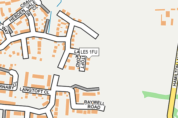 LE5 1FU map - OS OpenMap – Local (Ordnance Survey) LE5 1FU map - OS OpenMap – Local (Ordnance Survey)