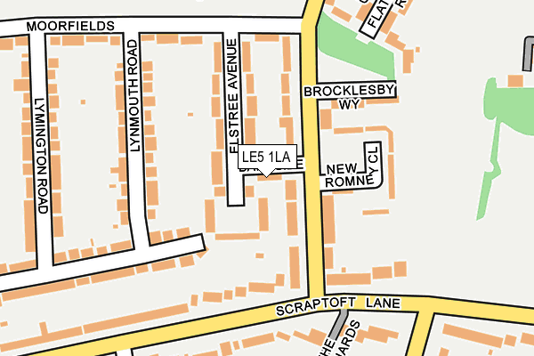 LE5 1LA map - OS OpenMap – Local (Ordnance Survey) LE5 1LA map - OS OpenMap – Local (Ordnance Survey)