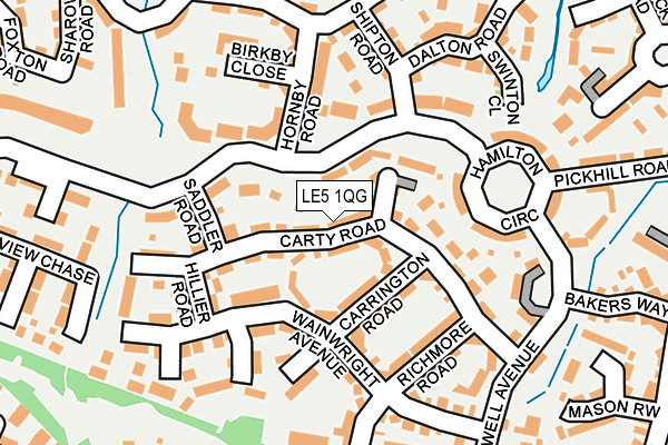 LE5 1QG map - OS OpenMap – Local (Ordnance Survey) LE5 1QG map - OS OpenMap – Local (Ordnance Survey)