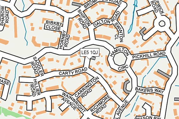 LE5 1QJ map - OS OpenMap – Local (Ordnance Survey) LE5 1QJ map - OS OpenMap – Local (Ordnance Survey)